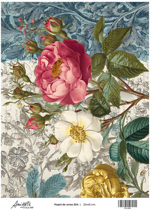 PA-204 PAPEL DE ARROZ ANI ARTS 32X42CM