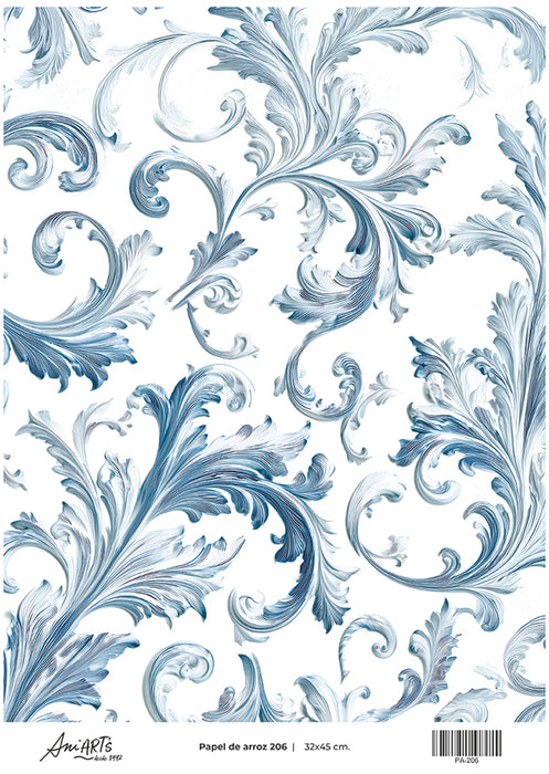 PA-206 PAPEL DE ARROZ ANI ARTS 32X45CM