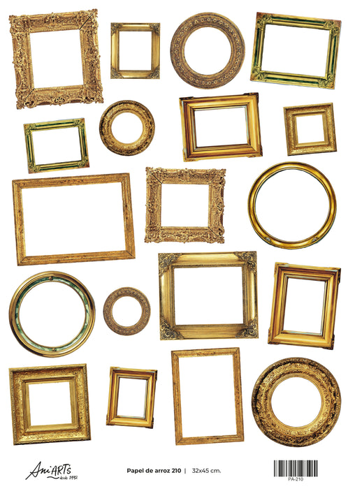 PA-210 PAPEL DE ARROZ ANI ARTS 32X42CM