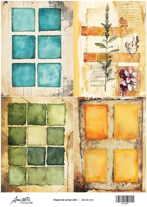 PA-225 PAPEL DE ARROZ ANI ARTS 32X45CM