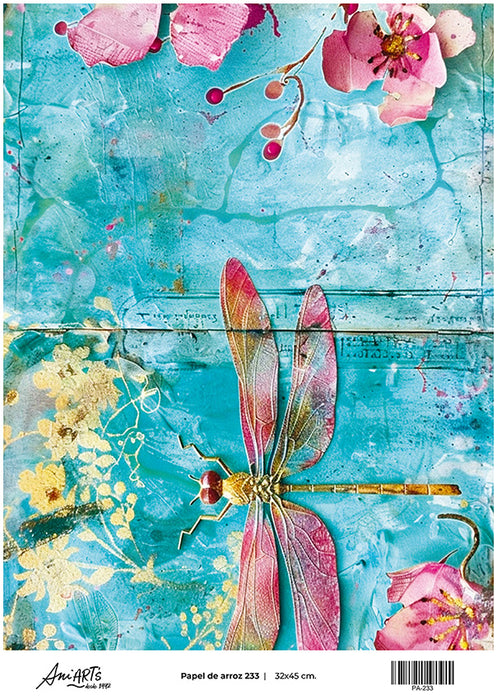 PA-233 PAPEL DE ARROZ ANI ARTS 32X45CM