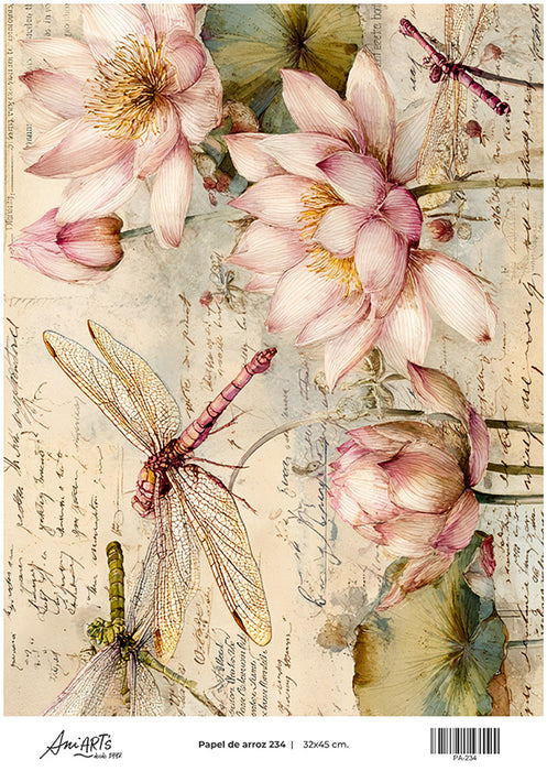 PA-234 PAPEL DE ARROZ ANI ARTS 32X45CM