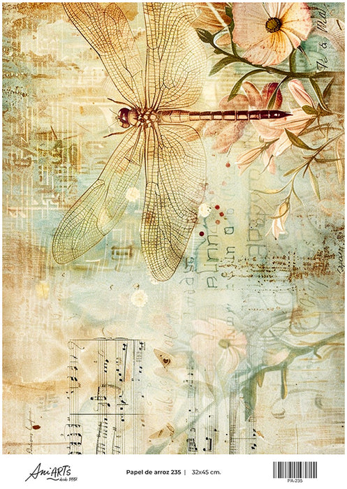 PA-235 PAPEL DE ARROZ ANI ARTS 32X45CM