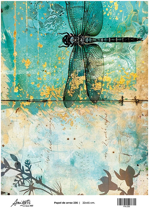 PA-236 PAPEL DE ARROZ ANI ARTS 32X45CM