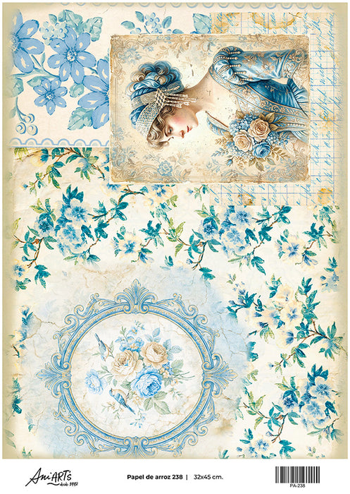 PA-238 PAPEL DE ARROZ ANI ARTS 32X45CM