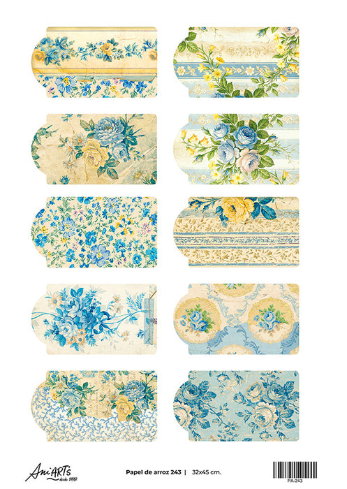 PA-243 PAPEL DE ARROZ ANI ARTS 32X45CM