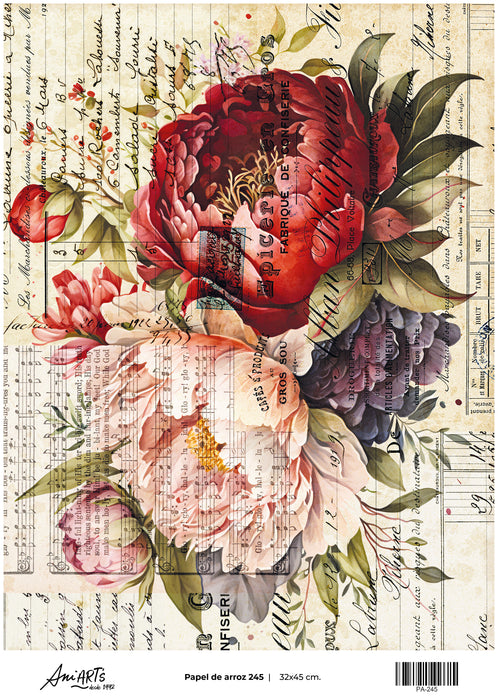 PA-245 PAPEL DE ARROZ ANI ARTS 32X45CM