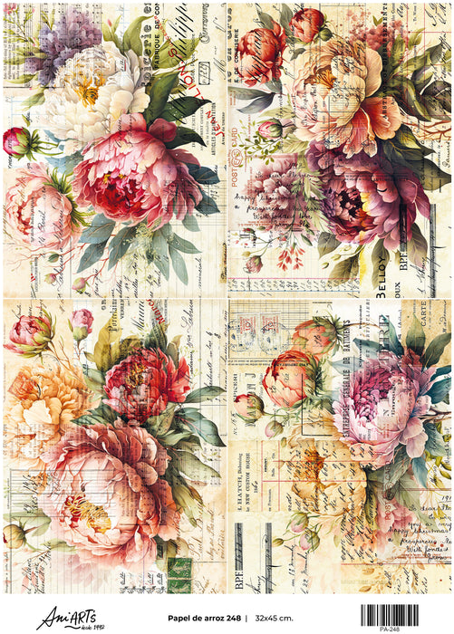 PA-248 PAPEL DE ARROZ ANI ARTS 32X45CM