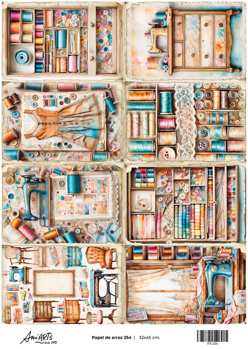 PA-254 PAPEL DE ARROZ ANI ARTS 32X45CM