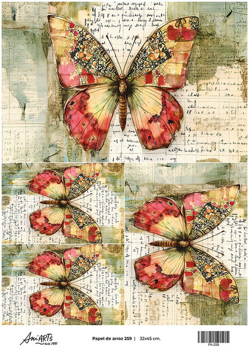 PA-259 PAPEL DE ARROZ ANI ARTS 32X45CM
