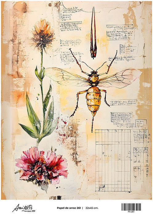 PA-261 PAPEL DE ARROZ ANI ARTS 32X45CM