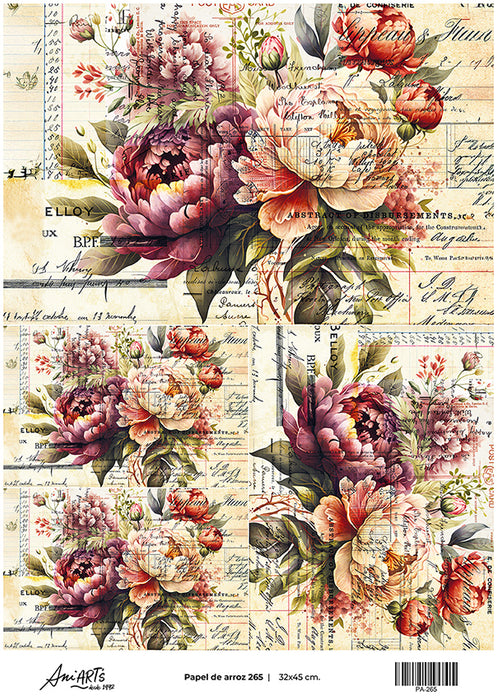 PA-265 PAPEL DE ARROZ ANI ARTS 32X45CM