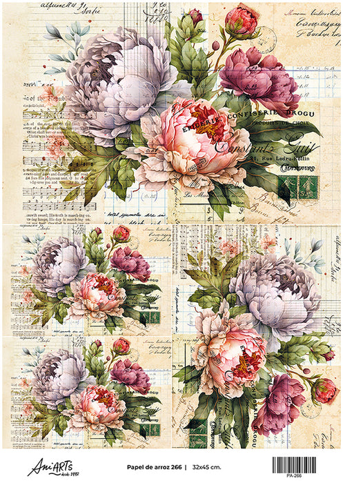 PA-266 PAPEL DE ARROZ ANI ARTS 32X45CM