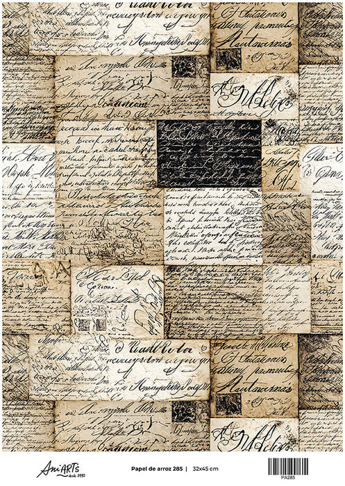 PA285 PAPEL DE ARROZ ANI ARTS 32X45CM