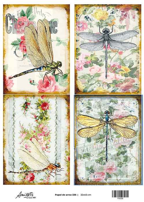 PA336 PAPEL DE ARROZ ANI ARTS 32X45CM