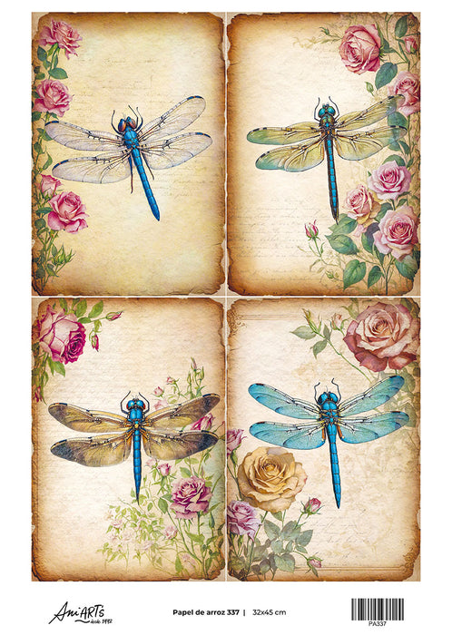 PA337 PAPEL DE ARROZ ANI ARTS 32X45CM