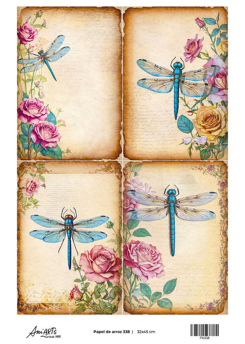 PA338 PAPEL DE ARROZ ANI ARTS 32X45CM