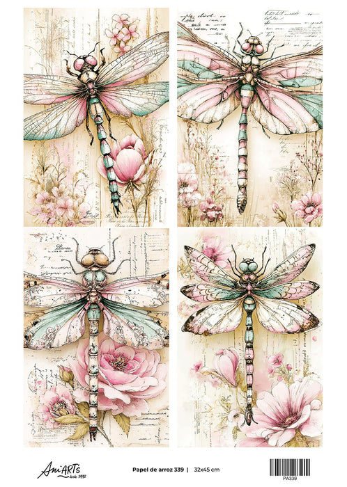 PA339 PAPEL DE ARROZ ANI ARTS 32X45CM