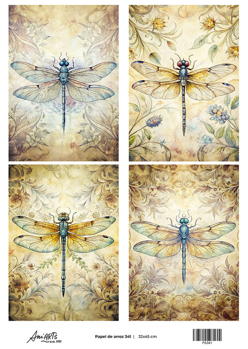 PA341 PAPEL DE ARROZ ANI ARTS 32X45CM
