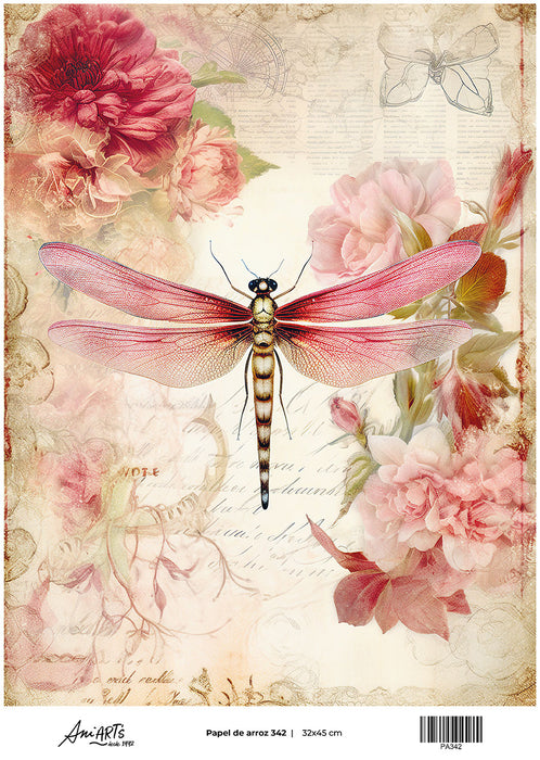 PA342 PAPEL DE ARROZ ANI ARTS 32X45CM