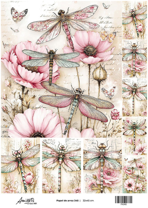 PA345 PAPEL DE ARROZ ANI ARTS 32X45CM
