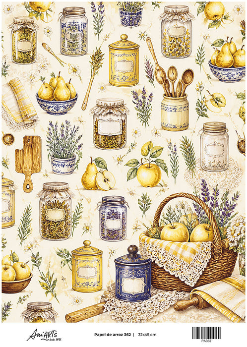 PA362 PAPEL DE ARROZ ANI ARTS 32X45CM