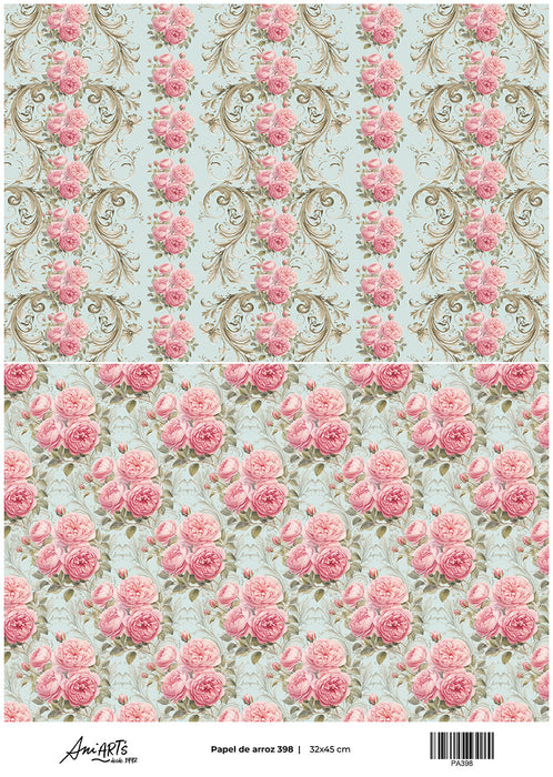 PA398 PAPEL DE ARROZ ANI ARTS 32X45CM