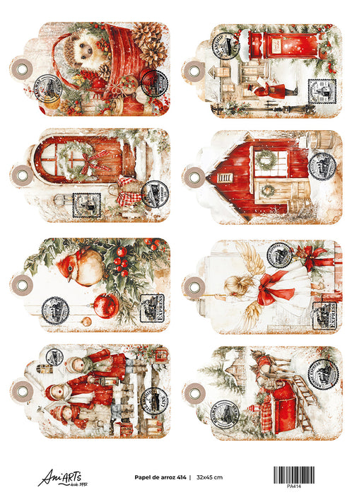 PA414 PAPEL DE ARROZ ANI ARTS 32X45CM