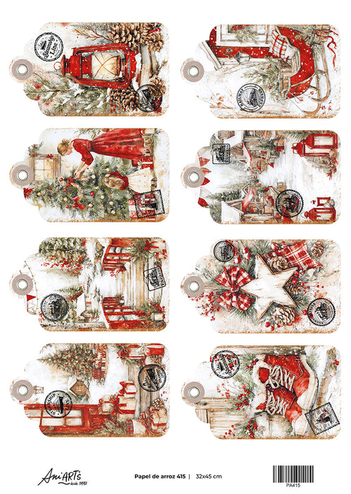 PA415 PAPEL DE ARROZ ANI ARTS 32X45CM