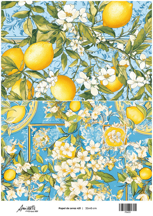 Papel de Arroz Ani Arts 32x45 cm – PA431 Lámina Decorativa para Decoupage y Manualidades