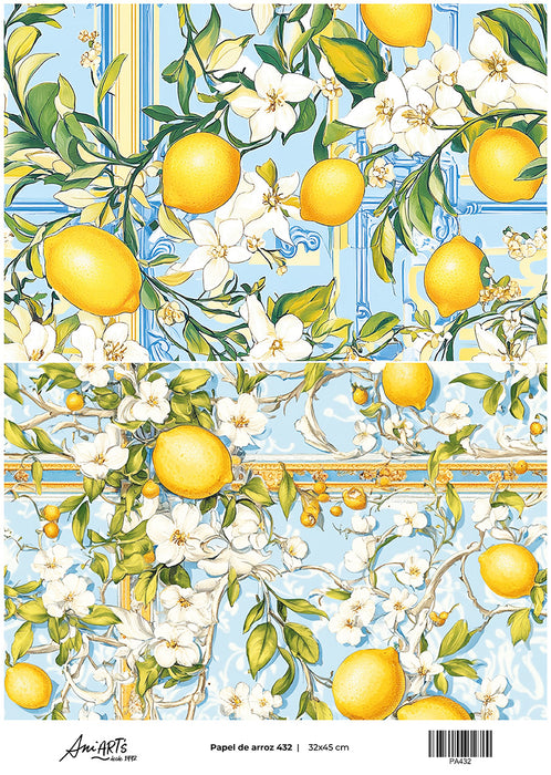 Papel de Arroz Ani Arts 32x45 cm – PA432 Lámina Decorativa para Decoupage y Manualidades