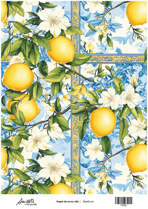 Papel de Arroz Ani Arts 32x45 cm – PA435 Lámina Decorativa para Decoupage y Manualidades