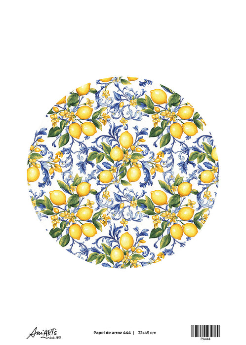 Papel de Arroz Ani Arts 32x45 cm – PA444 Lámina Decorativa para Decoupage y Manualidades
