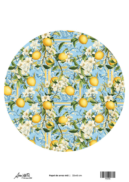Papel de Arroz Ani Arts 32x45 cm – PA445 Lámina Decorativa para Decoupage y Manualidades