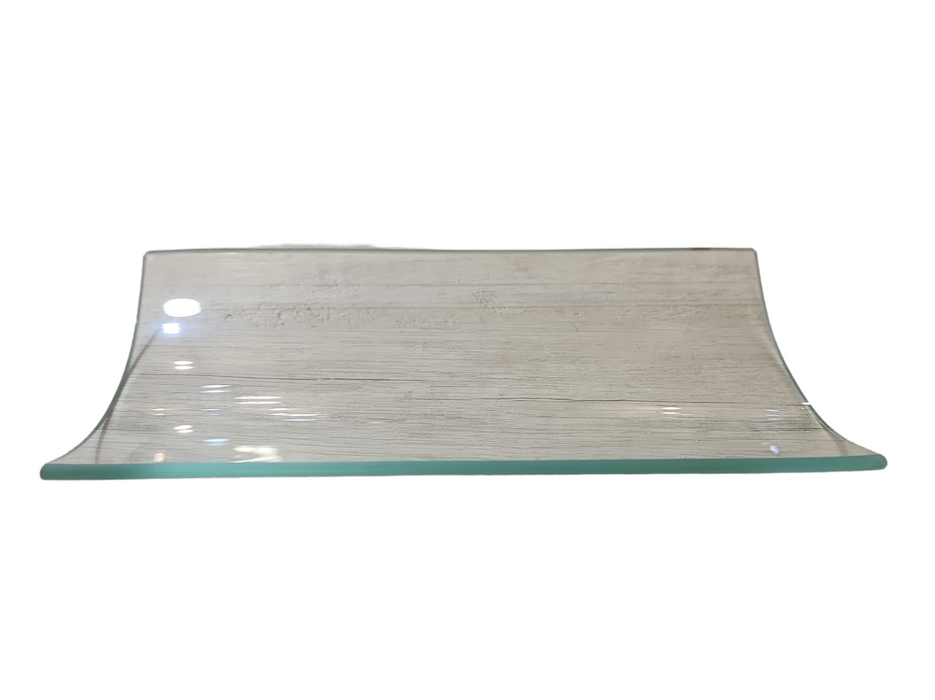 PLATO DE VIDRIO RECTANGULAR 22X40