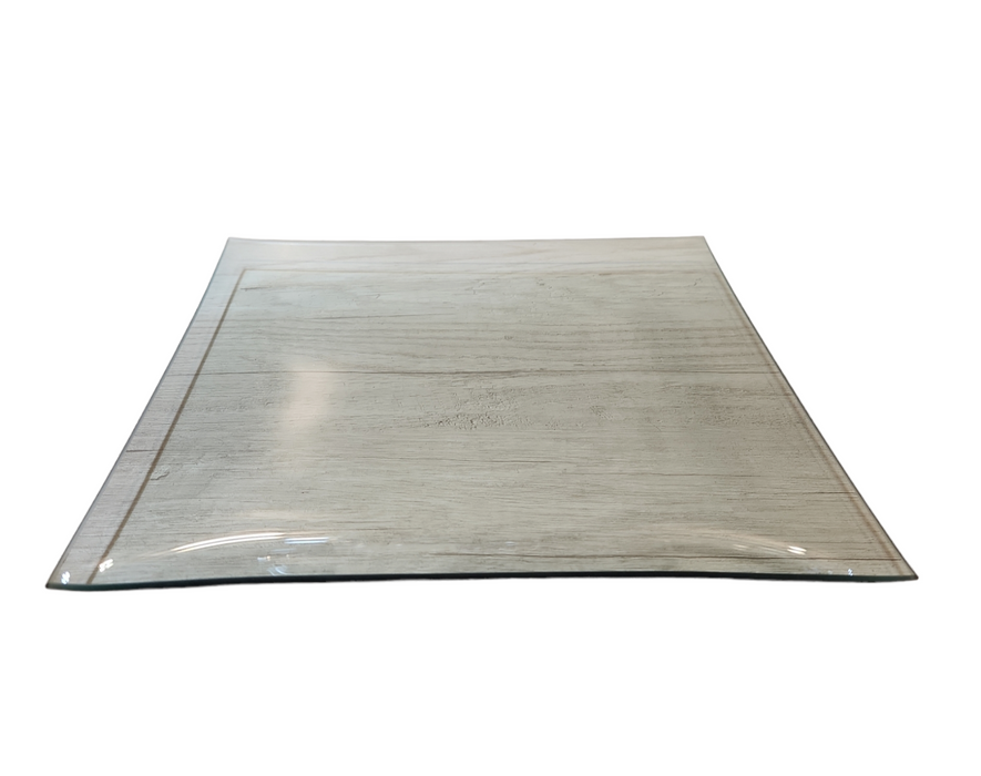 PLATO DE VIDRIO CUADRADO 10X10