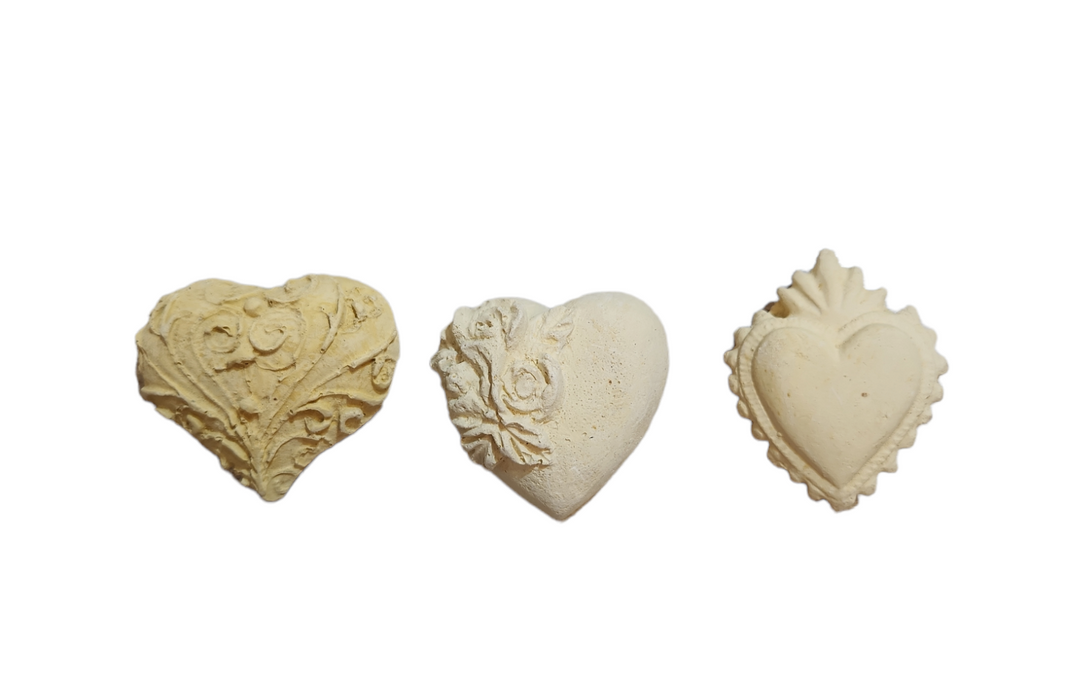 201310 SET DE CORAZONES TALLADOS 5X5, 4X5X 5X4