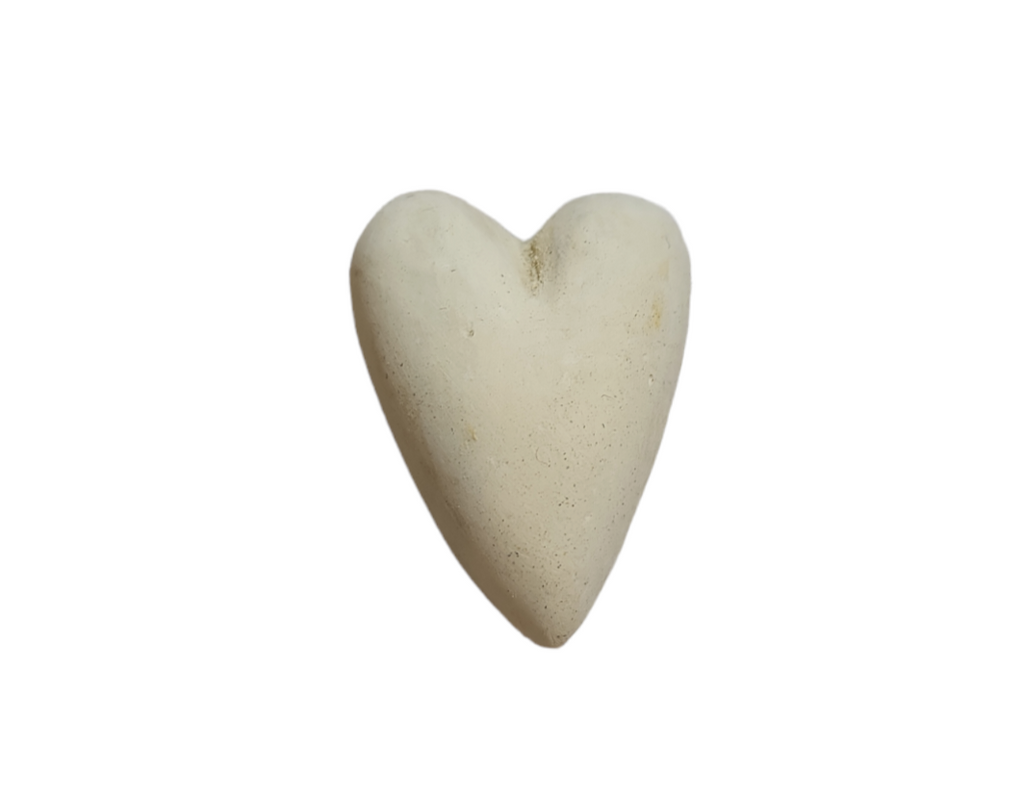 Figura de Ziña Set de Corazones Mini 3unds 6cm – Figura Decorativa para Pintar y Personalizar