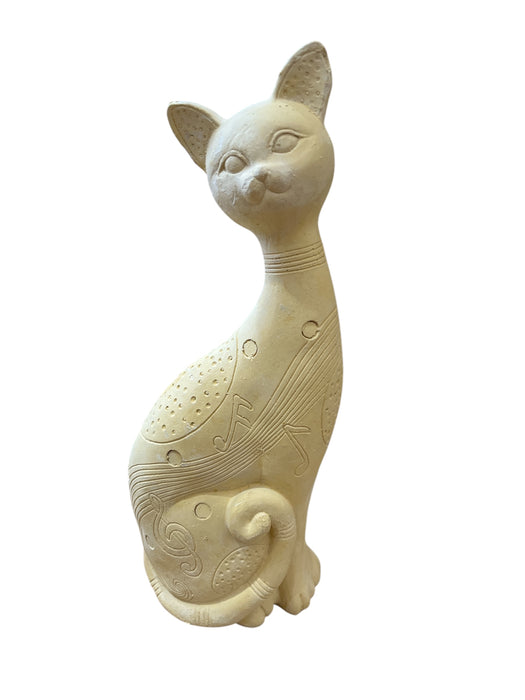 YP114 GATO RELIEVE TALLADO 30CM