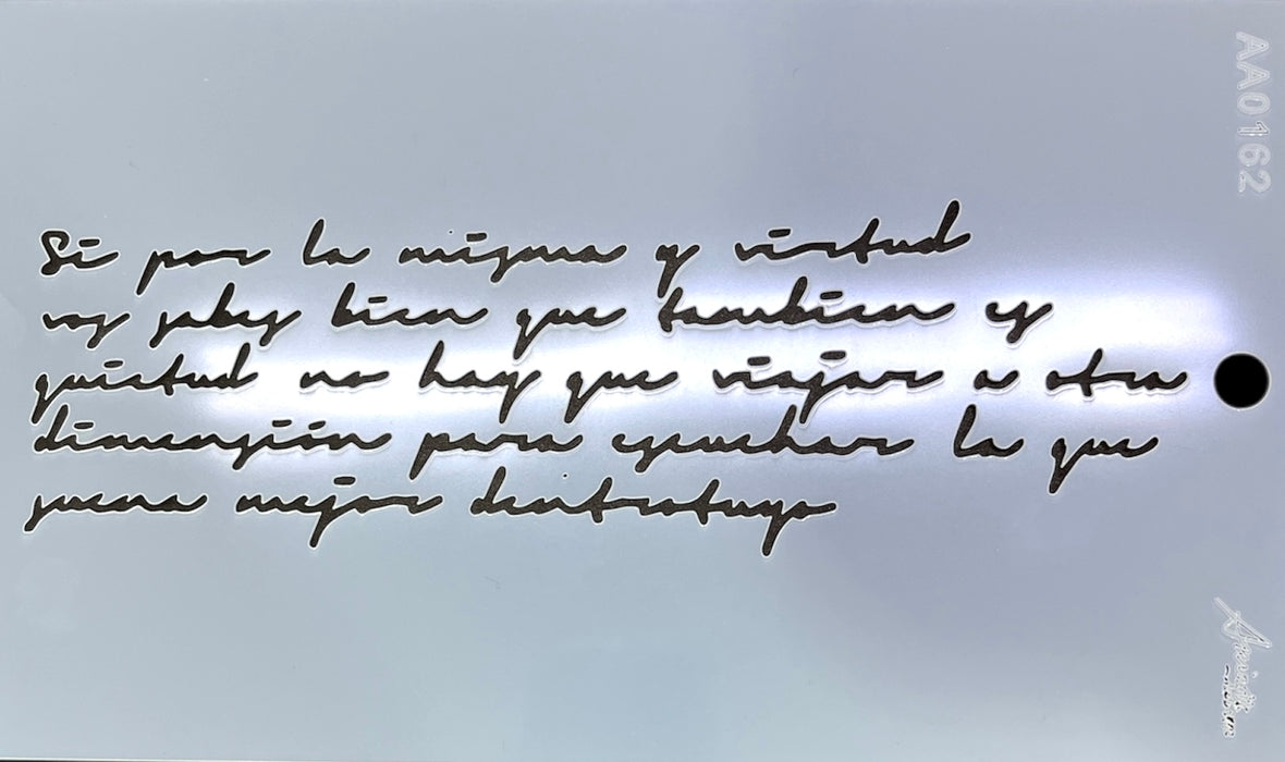 AA0162 STENCIL ANI ARTS 15X25