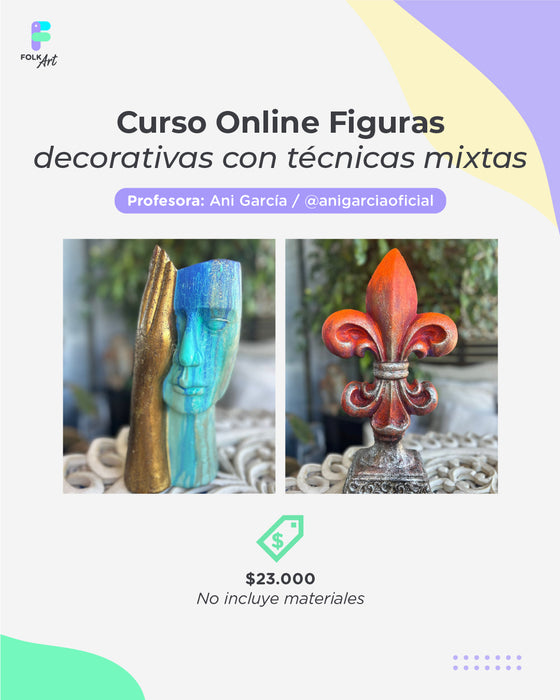 Curso ONLINE 2 figuras técnicas mixtas con Ani García