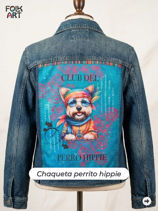 CURSO DE PINTURA TEXTIL CHAQUETA ESPIRITU LIBRE