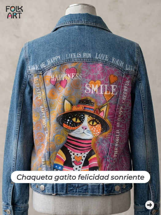CURSO DE PINTURA TEXTIL CHAQUETA ESPIRITU LIBRE