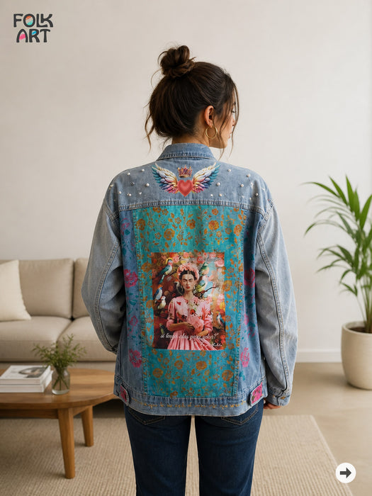 CURSO PINTA TEXTIL CHAQUETA CON ALMA FRIDA
