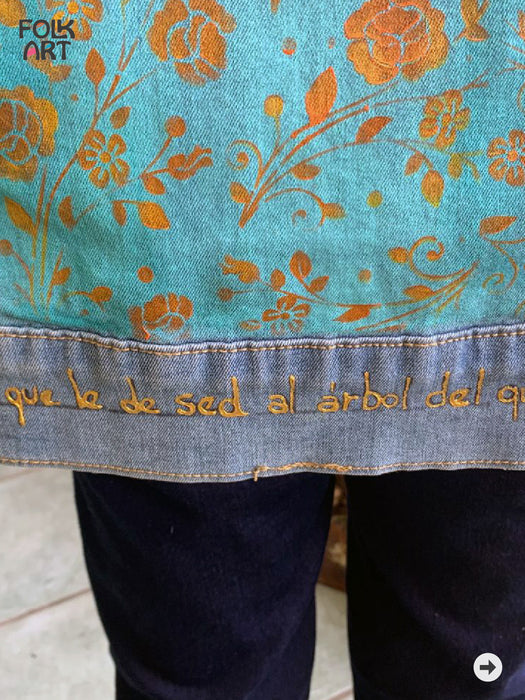 CURSO PINTA TEXTIL CHAQUETA CON ALMA FRIDA