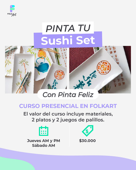 PTNC03 PINTA TU SUSHI SET PRESENCIAL
