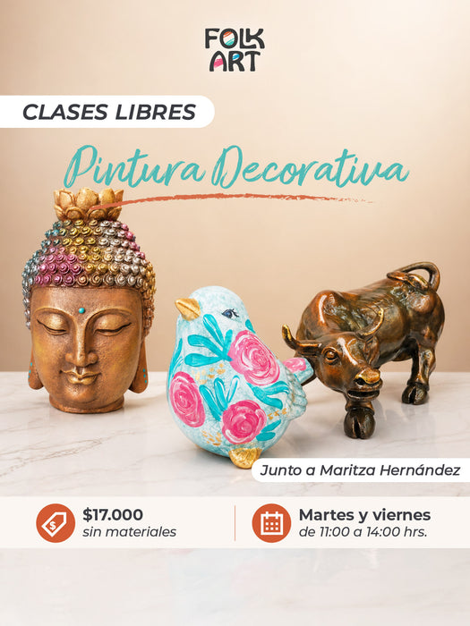 CLASES LIBRES DE PINTURA DECORATIVA