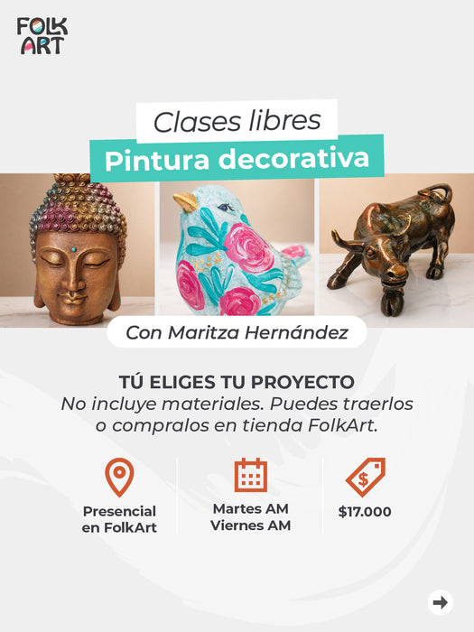 CLASES LIBRES DE PINTURA DECORATIVA