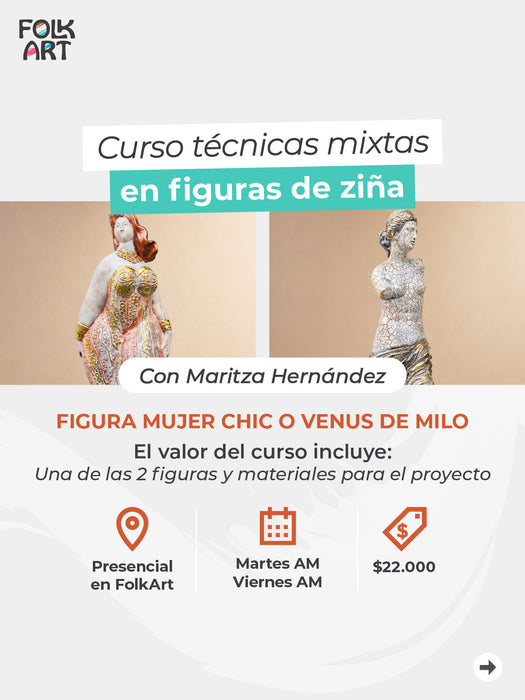 CURSO TECNICAS MIXTAS EN FIGURAS DE ZIÑA