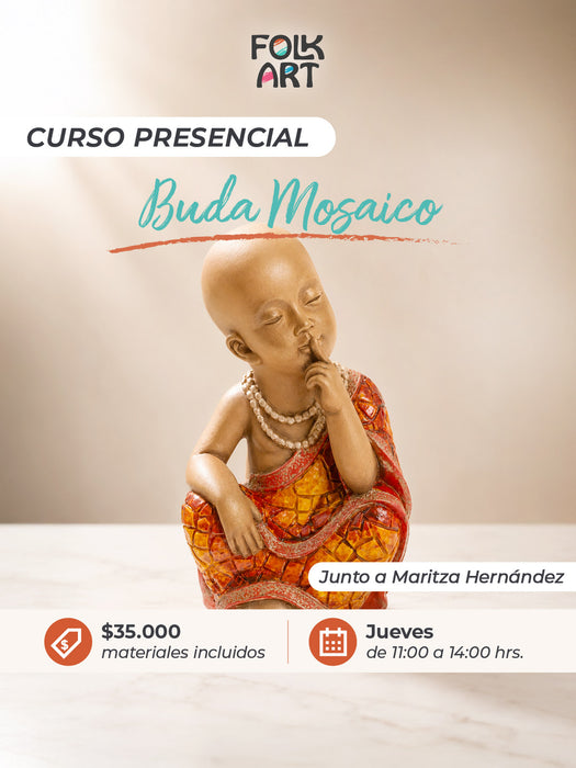 CURSO TECNICAS MIXTAS BUDA MOSAICO